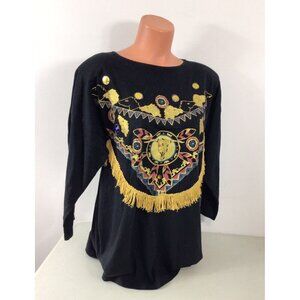 Sweet Blondie Vintage Western Top Womens Small